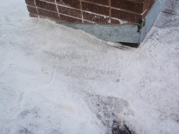 Ice Damming - Ice damming can cause significant damage to your roof. If you suspect you have ice damming, contact Bricor Roofing today!